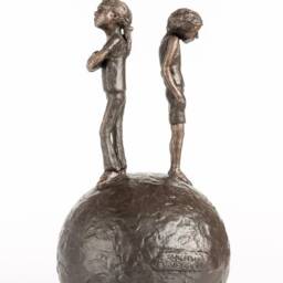 Dispute - Bronze Sculpture, Patinated - thumbnail 4