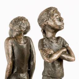 Dispute - Bronze Sculpture, Patinated - thumbnail 2