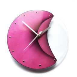 Large Pink Clock Unisual Wall Clocks, Funky Clocks - thumbnail 2