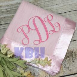 Embroidered Baby Thermal Blanket - thumbnail 2