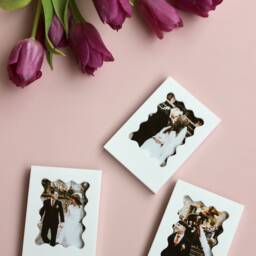 Wavy Instax Mini Frame Polaroid Photo Holder, Magnet Option - thumbnail 3