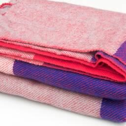 Hand-Loomed Yak Wool Blanket Striped Travel Shawl, Nepal - thumbnail 4