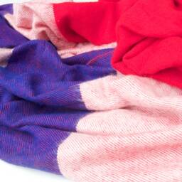 Hand-Loomed Yak Wool Blanket Striped Travel Shawl, Nepal - thumbnail 3