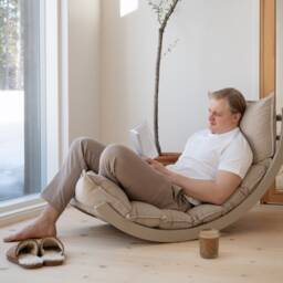 Laakso Rocking Lounger - Lounge Chair Relaxation - thumbnail 2