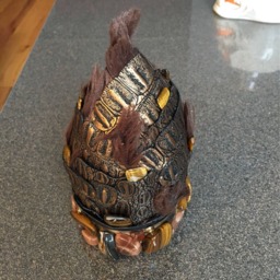 Ooak Dragon Egg Hand Crafted Ornament, Bristleback Egg - thumbnail 2