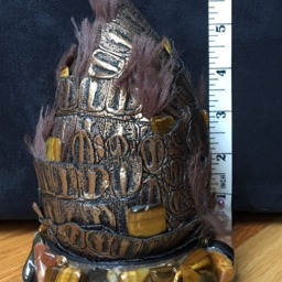 Ooak Dragon Egg Hand Crafted Ornament, Bristleback Egg - thumbnail 4