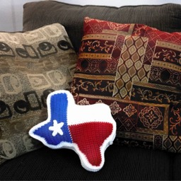 Texas State Flag Pillow - thumbnail 3