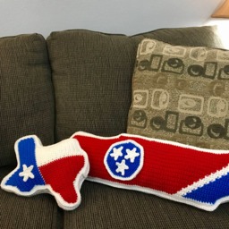 Texas State Flag Pillow - thumbnail 4