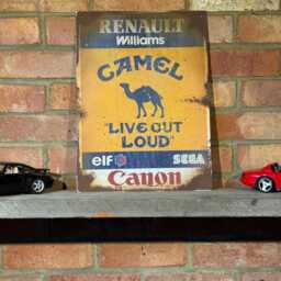 Williams F1 Vintage Style Rusty Metal Mancave Wall Art Formula One - thumbnail 3