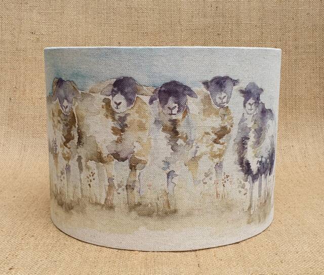 Sheep Lampshade Voyage Maison Drum Lamp Shade, Country Style - image 1