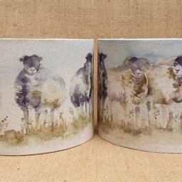 Sheep Lampshade Voyage Maison Drum Lamp Shade, Country Style - thumbnail 2