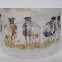 Sheep Lampshade Voyage Maison Drum Lamp Shade, Country Style - thumbnail 3