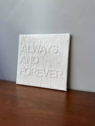 Personalise Your Canvas - Thick Textured Wall Art 3D Nursery/ Bedroom/ Bathroom D??cor Small/ Medium/ Large Sizes - thumbnail 1