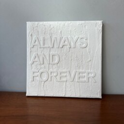 Personalise Your Canvas - Thick Textured Wall Art 3D Nursery/ Bedroom/ Bathroom D??cor Small/ Medium/ Large Sizes - thumbnail 2