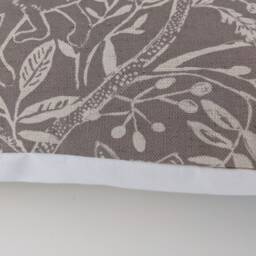Slate Grey Woodland Animals Cushion Cover, Voyage Maison Fabric - thumbnail 2