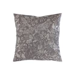 Slate Grey Woodland Animals Cushion Cover, Voyage Maison Fabric - thumbnail 1