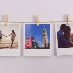 Instant Photo Display, Clothespeg Picture Hanger, Retro Clothespin Wall Decor - thumbnail 3