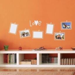 Picture & Photo Frame Layout Decal - Love Vinyl Wall Sticker - thumbnail 2