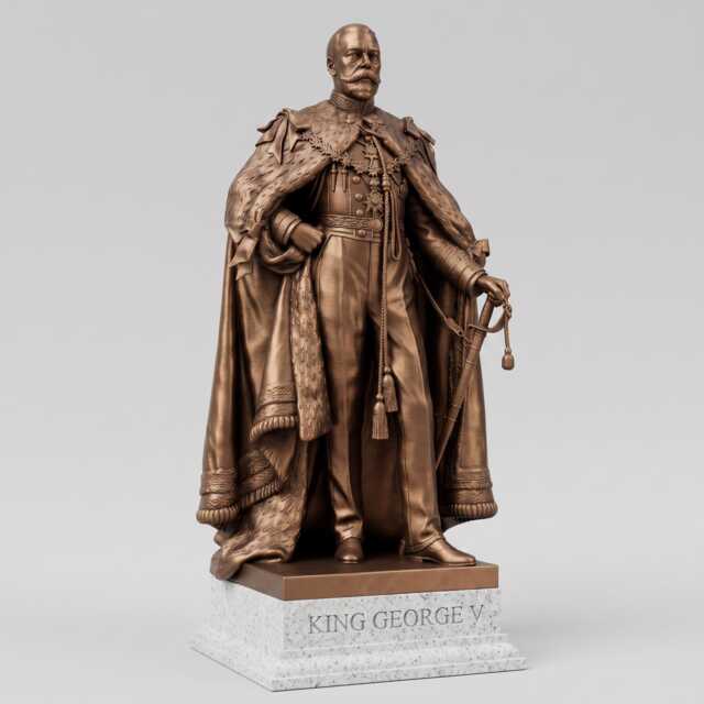 George V Historical Royal Collectible Statue - image 1