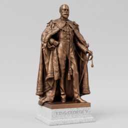 George V Historical Royal Collectible Statue