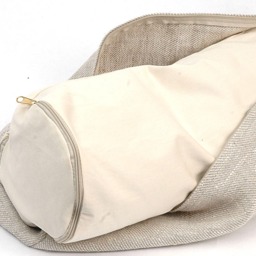 Bolster Pillow, Roll Neck Buckwheat Neck Natural Grey Linen Bolster Bucwheat 5'x20'/13x50cm Pillow - thumbnail 3