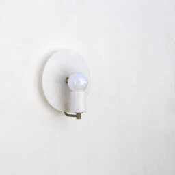 Brass Wall Sconce Light -Wall Light - With Alabaster Shade, Ul Listed, No.0201 - thumbnail 2