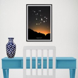 Zodiac Signs, Horoscope Constellations Posters - Poster Printing Wall Art Print For Home Office Decor Capricorn - thumbnail 2