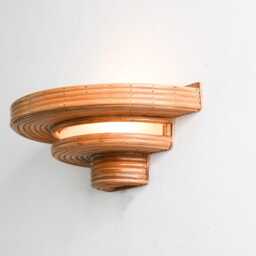 "Rattan Wall Lamp " - thumbnail 2