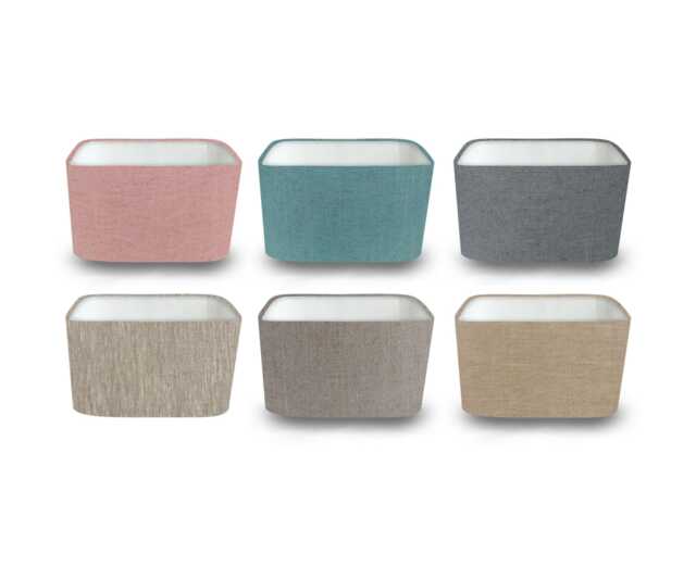 Plain Linen Curved Rectangle Lampshades/Pendant, Stylish Home Decor, Lighting - image 1