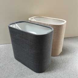 Plain Linen Curved Rectangle Lampshades/Pendant, Stylish Home Decor, Lighting - thumbnail 2