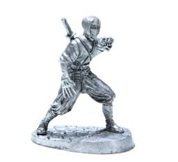 Tin 54mm Japan 15 Century. Ninja 132 Scale Figure - thumbnail 1