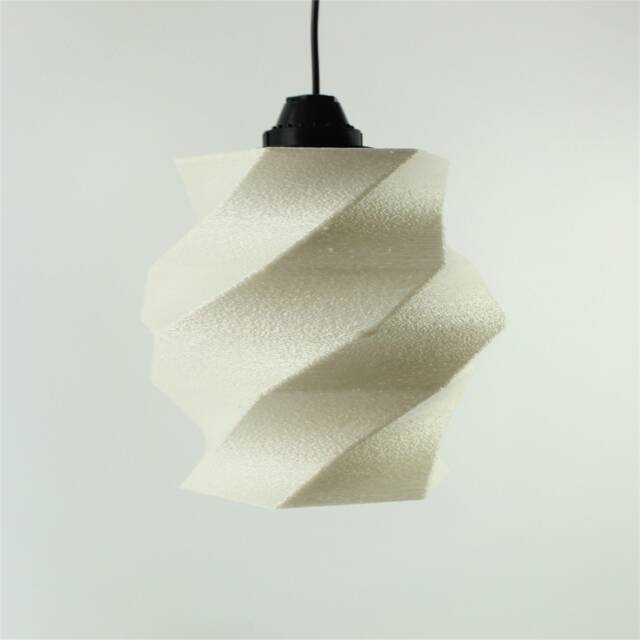 3Dppa Flowing Lamp Shade - Home Decor Gift Idea Geometric Pendant Lighting - image 1
