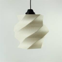 3Dppa Flowing Lamp Shade - Home Decor Gift Idea Geometric Pendant Lighting - thumbnail 1