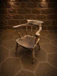 Antique Elm Ash Smoker's Bow Chair - English Country Armchair Circa 1830-1860 - thumbnail 1