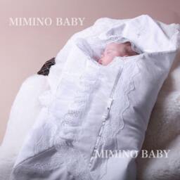 Christening Blanket Izabella, Baptism Gift For Baby Girl - thumbnail 2