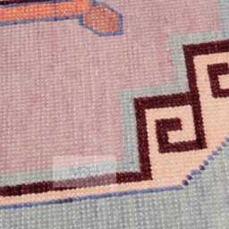 Modern Pink Oushak Hand Knotted Rug 4x6, 5x8, 6x9, 8x10, 9x12, 10x14 Ft Handmade Rugs For Living Room - Antique Contemporary Rug Bedroom - thumbnail 3