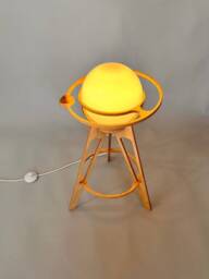 Tellurian Space Lamp Birch Plywood & Acrylic Accent Light