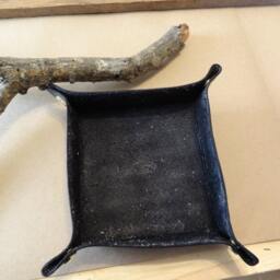 Leather Travel Tray/ Desktop Organizer - thumbnail 2