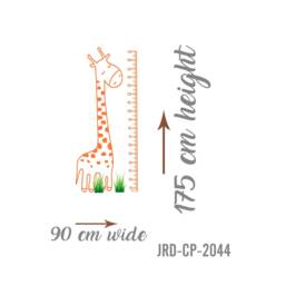 Giraffe Height Chart Wall Decal, Jungle Nursery Decor - thumbnail 3