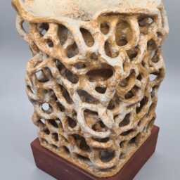 stoneware Art Object, Unique Sculpture Vase - thumbnail 2
