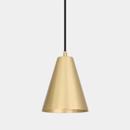 Moya Modern Brass Cone Pendant Light 5.5'' Ip20 - thumbnail 3
