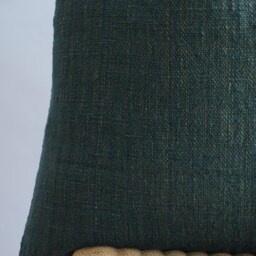 Dark Green Pillow, Olive Green Fluffy Boho Farmhouse Decor, Home Decorative Pillow - thumbnail 3