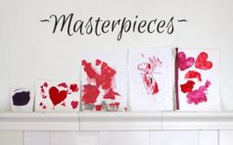 Masterpieces Art Quote - Wall Decal Custom Vinyl Stickers - thumbnail 1
