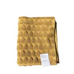 Teardrop Jacquard Heavyweight Bath Mat - Ochre Megs Crafty Comforts - thumbnail 2