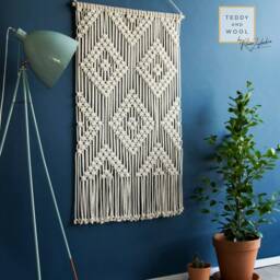 "Macrame Wall Hanging/Geometric Art Tapestry ""Myra" - thumbnail 2