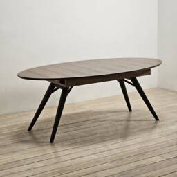 Eclipse Extendable American Walnut Dining Table - thumbnail 1