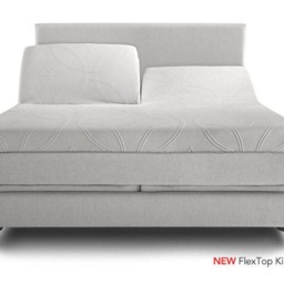 Won't Pop Off King Flex Top & California Sheets Red Blue Gray White Tan Cream Turquoise Brown Sheet Set, Fitted Deep Pocket Split - thumbnail 2