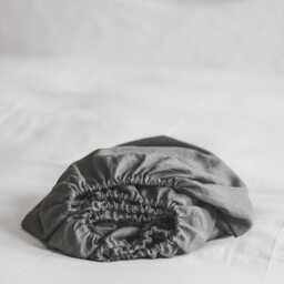 Breathable Linen Fitted Sheet With Deep Pockets - Handmade Natural Bedding, Soft Fitted Sheet For Modern Homes & Relaxed Bedroom Styles - thumbnail 2