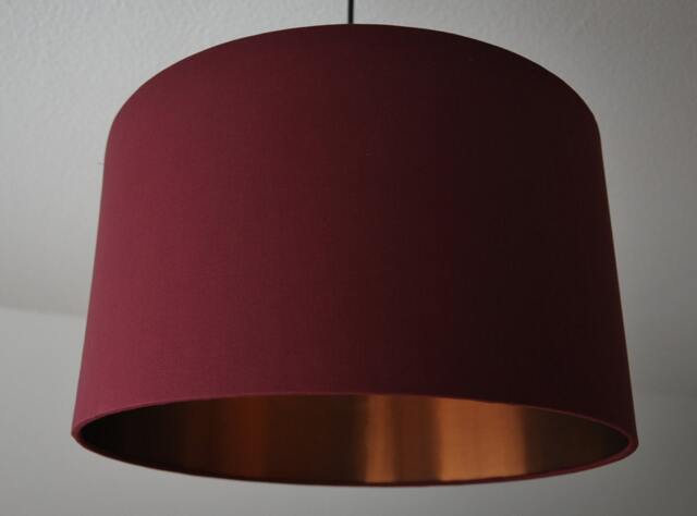 "Lampshade ""Burgundy-Copper" - image 1
