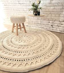Handmade Children's Room Rug, Round, Handcrafted, Decor, Living Christening Gift Idea